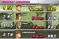 Tekken Advance - 12 wins survival  - User Screenshot
